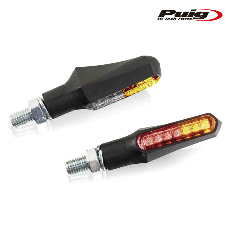 [訳あり35％OFF]Puig 9084N LED WINKER CURVE フロント 汎用 プーチ LEDウインカー