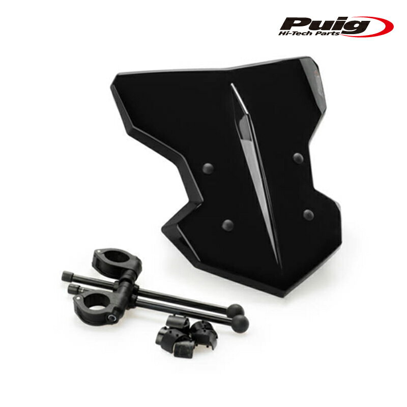 Puig 20334N WINDSHIELD FLANKER [BLACK] 汎用スクリーン プーチ スクリーン カウル