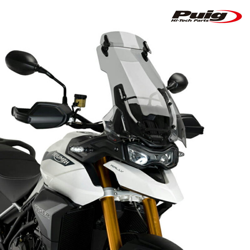 Puig 20376H SCREEN TOURING with Multi Regulable Visor [SMOKE] TRIUMPH TIGER 900 (20-23) プーチ ..
