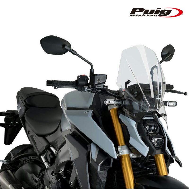 [期間限定30%OFF]Puig 20835W NEW GENERATION TOURING [CLEAR] SUZUKI GSX-S1000 (21-24) GSX-S950 (22-23) プーチ スクリーン カウル
