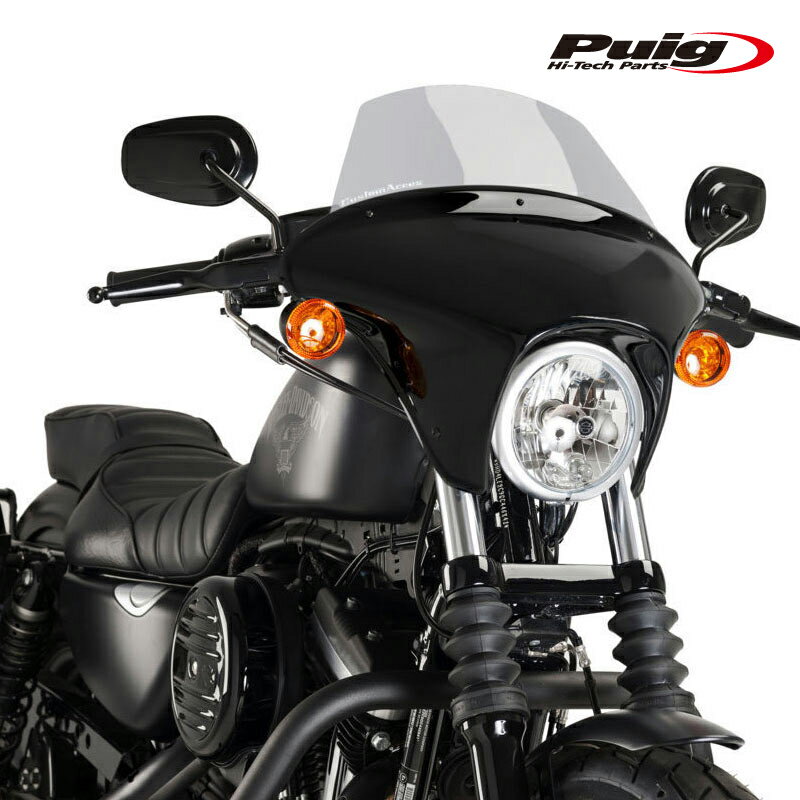 Puig 21054H BATWING SML WINDSHIELD TOURING  Herley Davidson SPORTSTER 883 IRON XL883N (09-20) プーチ ウインドシールド バットウイング SML