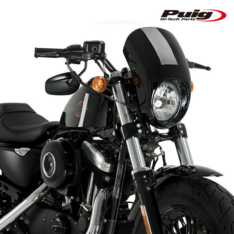 Puig 21084N SEMIFARINGS ANARCHY  Herley Davidson SPORTSTER IRON XL1200N (18-20) SPORTSTER1200 FORTY-EIGHT XL1200X (17-20) プーチ セミフェアリング