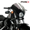 期間限定25 OFF Puig 21098H SEMIFARINGS DARK NIGHT SMOKE Herley Davidson SPORTSTER IRON XL1200NS (18-20) SPORTSTER1200 FORTY-EIGHT XL1200X (17-20) プーチ セミフェアリング