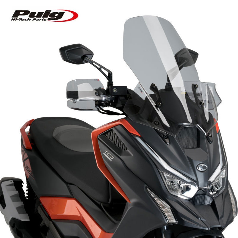 [期間限定35%OFF]Puig 3488H HANDGUARDS MAXISCOOTER [SMOKE] Kawasaki J125 (16-21) YAMAHA NMAX 125 (21-25) ハンドガード マキシスクーター