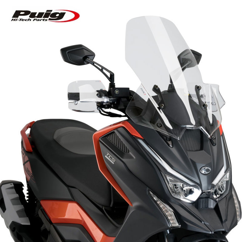 Puig 3488W HANDGUARDS MAXISCOOTER CLEAR Kawasaki J125(16-21) J125(14-21) YAMAHA NMAX 125(21-23) NMAX 155(21) T-MAX 530(17-19) T-MAX 530 DX(17-19) T-MAX 530 SX(17-19)ハンドガード マキシスクーター