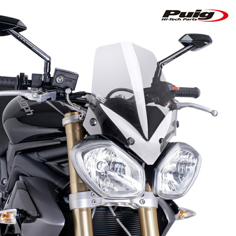 樂天商城 - Puig 5658W NEW GENERATION WINDSHIELD SPORT [CLEAR] TRIUMPH SPEED TRIPLE (11-15) SPEED TRIPLE R (12-15) プーチ スクリーン カウル
