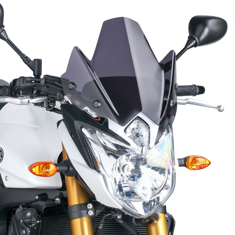 Puig 5872F NEW GENERATION SPORT [DARK SMOKE] YAMAHA FZ8 (10-16) プーチ スクリーン カウル