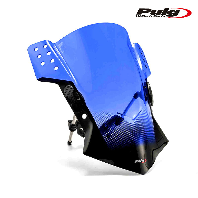 樂天商城 - Puig 6894A WINDSHIELD RAFALE [BLUE] YAMAHA MT-09 (13-16) MT-07 (14-23) プーチ スクリーン カウル