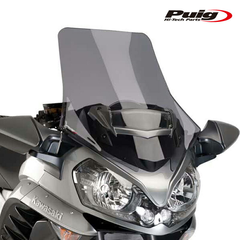 Puig 7628F TOURING SCREEN [DARK SMOKE] Kawasaki GTR1400 (15-23) プーチ スクリーン カウル