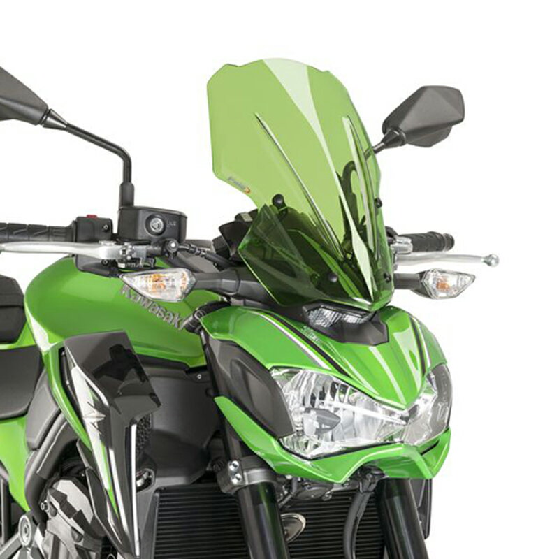 樂天商城 - Puig 9392V NEW GENERATION TOURING [GREEN]　Kawasaki Z900 (17-19) プーチ スクリーン カウル