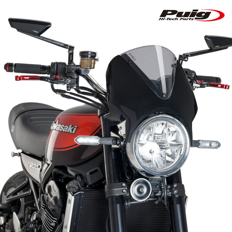 樂天商城 - Puig 024CH WINDSHIELD VISION[SMOKE] Kawasaki Z900RS SE (22-25)Z900RS (18-25)プーチ スクリーン カウル