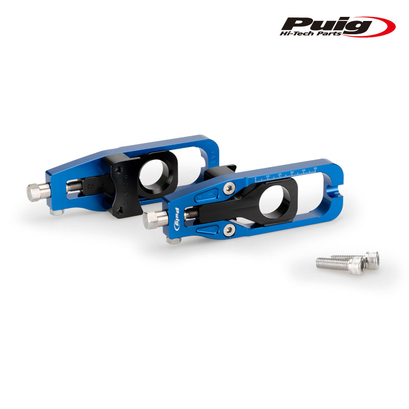 Puig 20689A CHAIN TENSIONER [BLUE] Kawasaki ZX-6R 636 (13-17) プーチ チェーン テンショナー