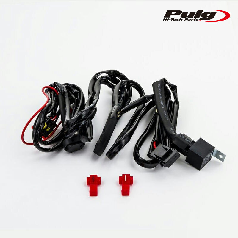 Puig 3541N AUXILIARY LIGHTS フォグランプ リペア 配線 + スイッチセット プーチ 汎用 LED ライト