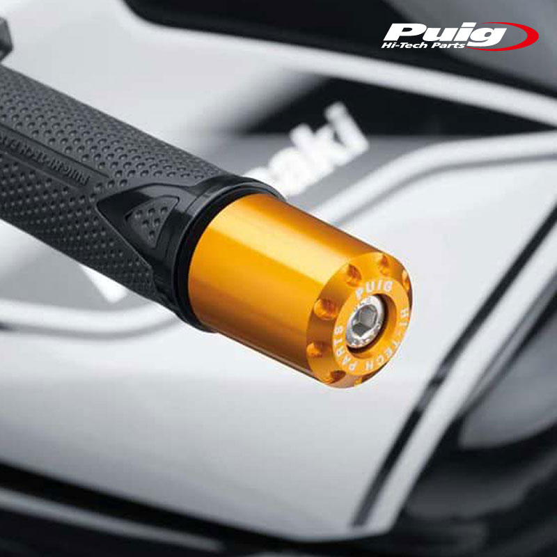 Puig 20439O BAR ENDS LONGS [GOLD] KAWASAKI Ninja 650 (20-25) Ninja 7 HYBRID (...