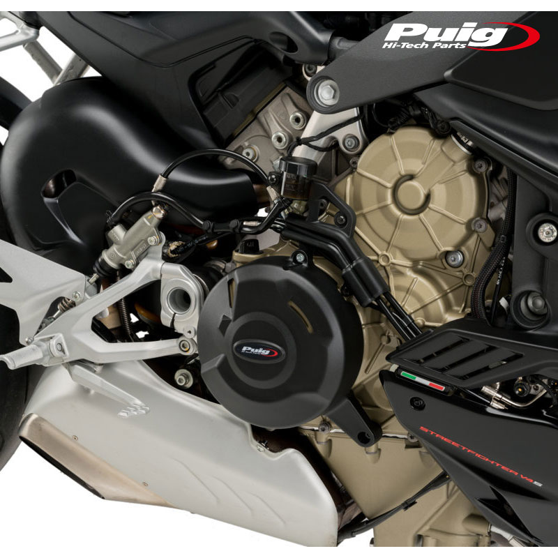 Puig 20800N ENGINE PROTECTIVE COVER DUCATI STREETFIGHTER V4S (20-23) プーチ エンジンカバー