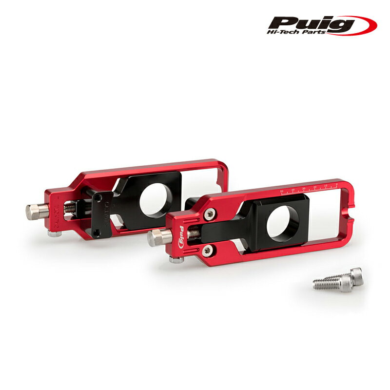 Puig 21006R CHAIN TENSIONER [RED] YAMAHA YZF-R1 (20-24) YZF-R1 RACE (24) YZF-R1M (20-24) プーチ チェーン テンショナー