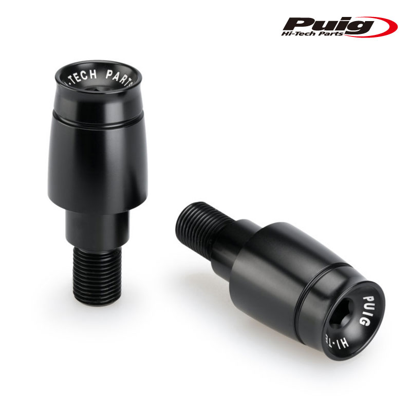 [期間限定25%OFF]Puig 21023N SHORT BAR ENDS WEIGHTS WITH RIM [BLACK] YAMAHA FZ1 FAZER (06-15) MT-125 (14-22) MT-07 (14-22) MT-09 (13-20) ハンドルバーエンド プーチ