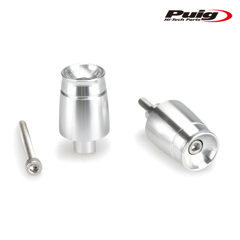 Puig 21026P BAR ENDS SPORT MODEL [SILVER] Kawasaki Ninja 650 (20-22) Ninja 7 HYBRID (24-25) Z650 (20-25) プーチ バーエンド スポーツ