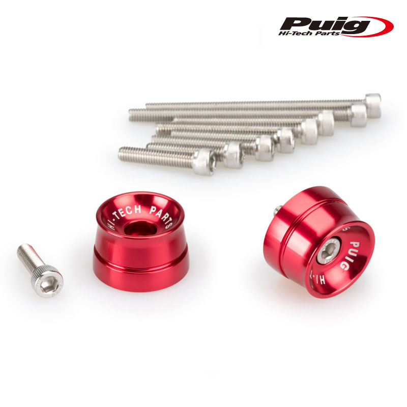 Puig 21030R BAR ENDS SPEED MODEL [RED] SUZUKI BURGMAN 400 (17-25) DL1050 TECH V-STROM (23-24) プーチ バーエンド スピード