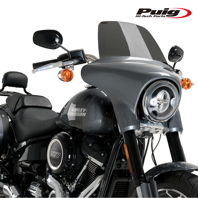 Puig 21236F HIGH ROAD SCREEN TOURING  Harley Davidson SOFTAIL SPORT GLIDE FLSB (18-23) プーチ スクリーン カウル