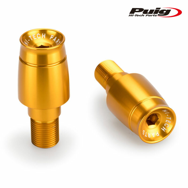 Puig 21291O SHORT BAR ENDS WEIGHTS WITH RIM [GOLD] YAMAHA T-MAX560 (22-23) T-MAX560 DX (22-23) T-MAX560 SX (22-23) T-MAX560 TECH MAX (22-23) ハンドルバーエンド プーチ