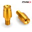 Puig 21291O SHORT BAR ENDS WEIGHTS WITH RIM [GOLD] YAMAHA T-MAX560 (22-23) T-MAX560 DX (22-23) T-MAX560 SX (22-23) T-MAX560 TECH MAX (22-23) ハンドルバーエンド プーチ
