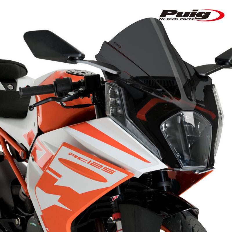 Puig 21476F Z-RACING SCREEN DARK SMOKE KTM RC125 (22-23) RC390 (22-23) プーチ スクリーン カウル