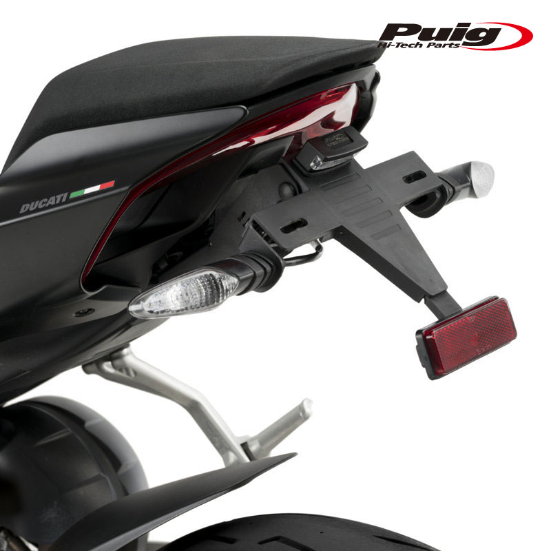 Puig 21487N LICENSE SUPPORTS DUCATI STREETFIGHTER V2 (22-23) STREETFIGHTER V4 (22-23) STREETFIGHTER V4 SP (22-23) プーチ フェンダーレス