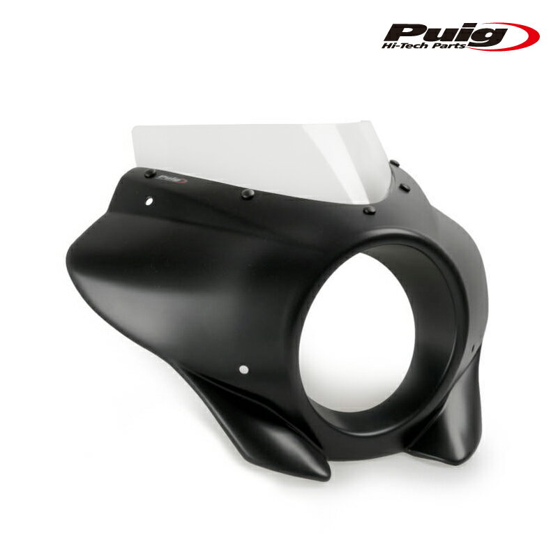 Puig 21604W SEMIFARINGS MIRAGE SPORT Matt BlackHONDA CMX1100 REBEL (21-23) プーチ セミフェアリング