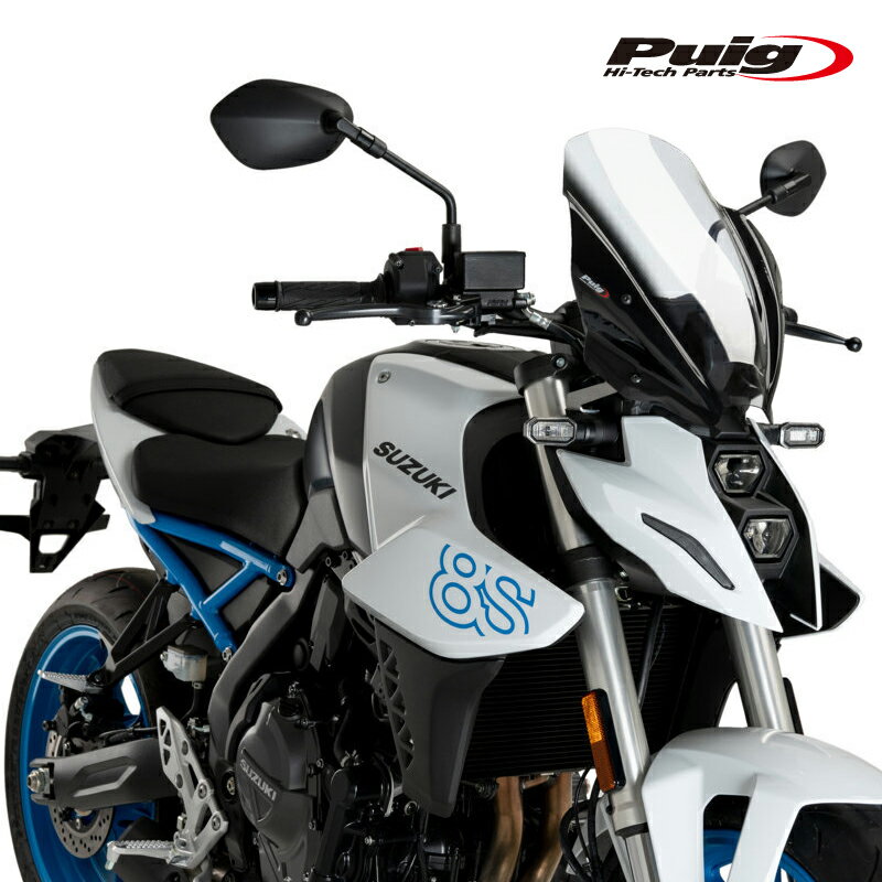 Puig 21650W NEW GENERATION TOURING CLEAR SUZUKI GSX-8S (23) プーチ スクリーン カウル