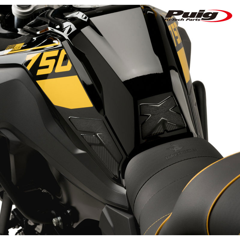 Puig 3716C TANK PAD + SIDE PART [CARBON LOOK] BMW F750GS (18-23) タンクパッド