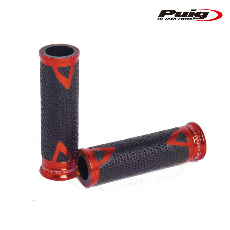 Puig 6325R HI-TECH RADIKAL GRIPS [RED] 119mm 汎用 プーチ ラディカル グリップ ...