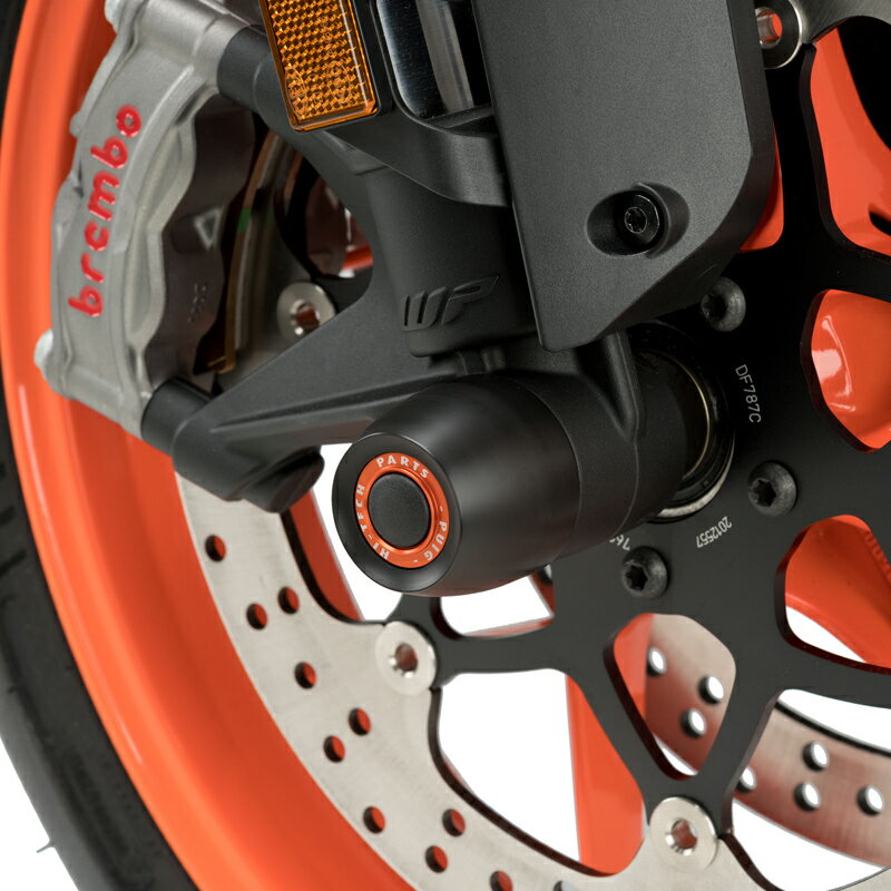 Puig 20053N FRONT FORK PROTECTOR[BLACK]KTM 790 DUKE (18-25) CFMOTO 800 NK ADVANCED (23-25) プーチ フロントアクスルスライダー