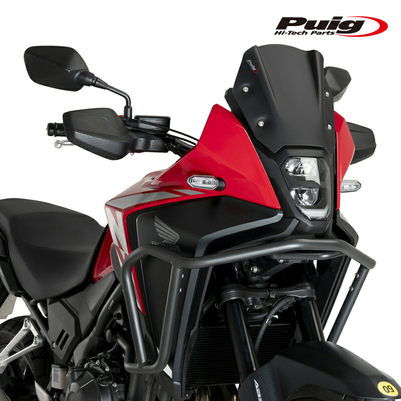 Puig 22020J RACING SPORT SCREEN [MATT BLACK] HONDA NX400/500(24-25) プーチ スクリーン カウル