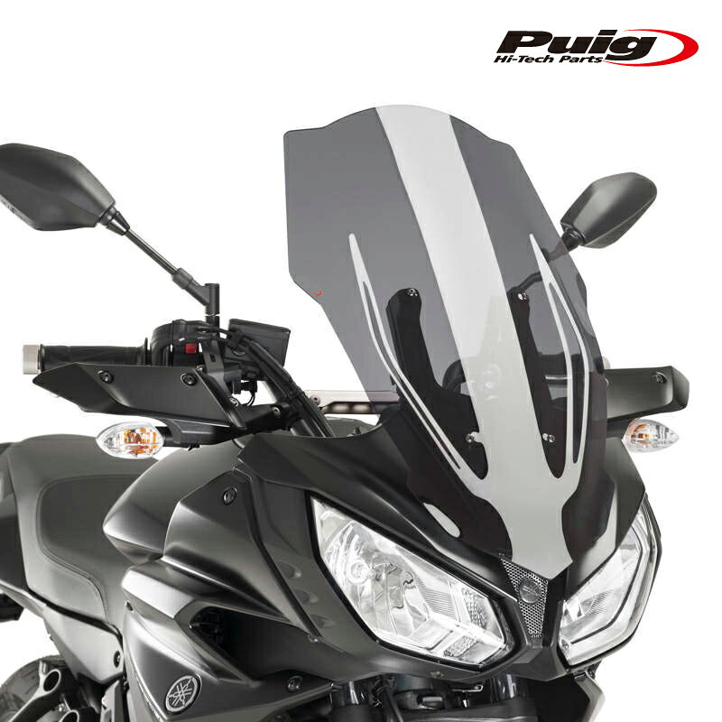 樂天商城 - Puig 9212F SCREEN TOURING [DARK SMOKE] YAMAHA MT-07 TRACER(16-17) TRACER 700(18-19) TRACER 700 GT(19) プーチ スクリーン カウル