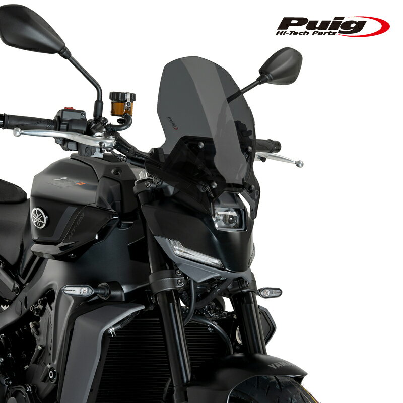 Puig 22078F WINDSHIELD NEW GENERATION TOURING [DARK SMOKE] YAMAHA MT-09(24-) MT-09 SP(24-) プーチ スクリーン カウル