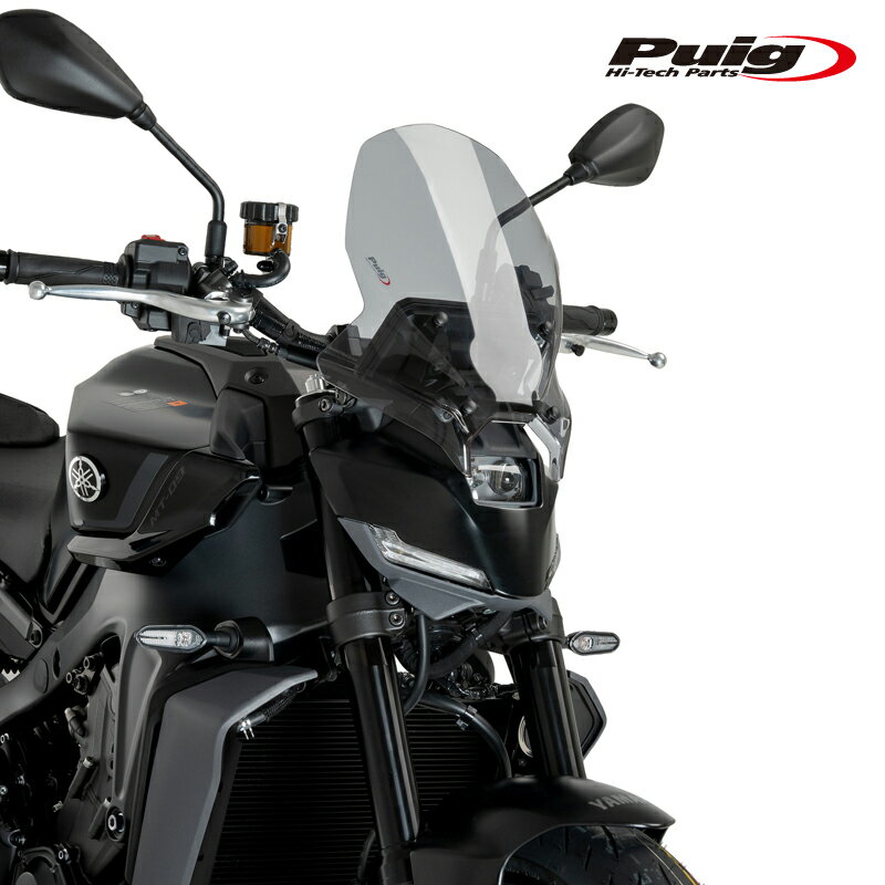 Puig 22078H WINDSHIELD NEW GENERATION TOURING [SMOKE] YAMAHA MT-09(24-) MT-09 SP(24-) プーチ スクリーン カウル