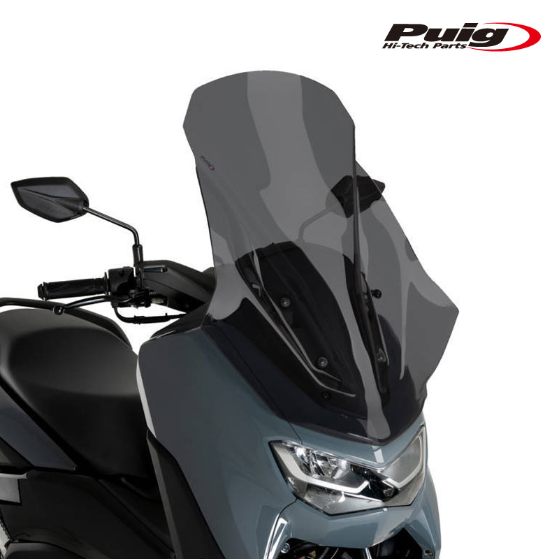 樂天商城 - Puig 21802F WINDSHIELD V-TECH LINE TOURING [DARK SMOKE] YAMAHA NMAX 125(21-25) NMAX 125 TECH MAX 25プーチ スクリーン カウル