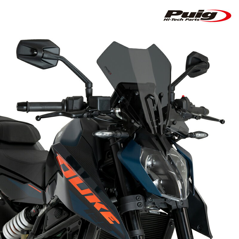 Puig 21998F NEW GENERATION WINDSHIELD TOURING [DARK SMOKE] KTM 125/390 DUKE (24-25) プーチ スクリーン カウル