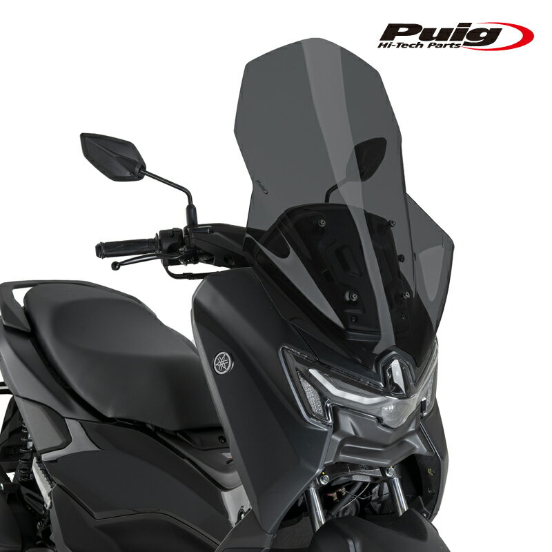 Puig 22407F WINDSHIELD V-TECH LINE TOURING [DARK SMOKE] YAMAHA NMAX 125(25-) NMAX 125 TECH MAX(2..