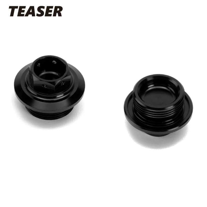 TEASER【S2U1K】 (ティーザー) オイルフィラーキャップ Y／P1.5／BLACK YAMAHA 汎用　Vmax／XJR／XJ／FZ／FZR／TRX《M27×P1.5ネジ山》