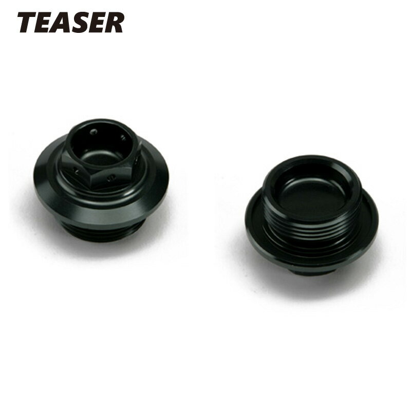 TEASER【S2U1M】 (ティーザー) オイルフィラーキャップ Y／P1.5／GUN METALLIC YAMAHA 汎用　Vmax／XJR／XJ／FZ／FZR／TRX《M27×P1.5ネジ山》