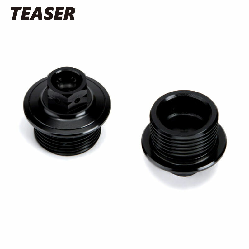 TEASER【S5U1K】 (ティーザー) オイルフィラーキャップ D／P1.5／BLACK DUCATI　MONSTER/1098/916/749/SS1000DS/750/HyperMotard/Multi等《M22×P1.5》