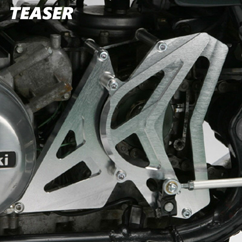 TEASER【D4G1S】（ティーザー）スプロケットカバー SILVER ZEPHYR750/750RS《全年式》