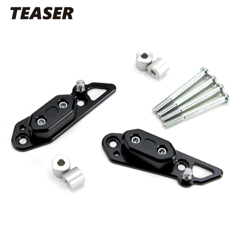 ［在庫限り45％OFF］TEASER【E4J1KS】(ティーザー）スライダー BLACK Ninja400/650R　ER-4n/6n　Ninja1000《11-》