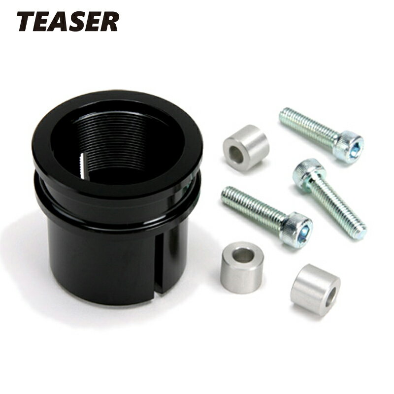 TEASER【M6E1K】 (ティーザー) アップステムナット BLACK DUCATI　916/996/998/748