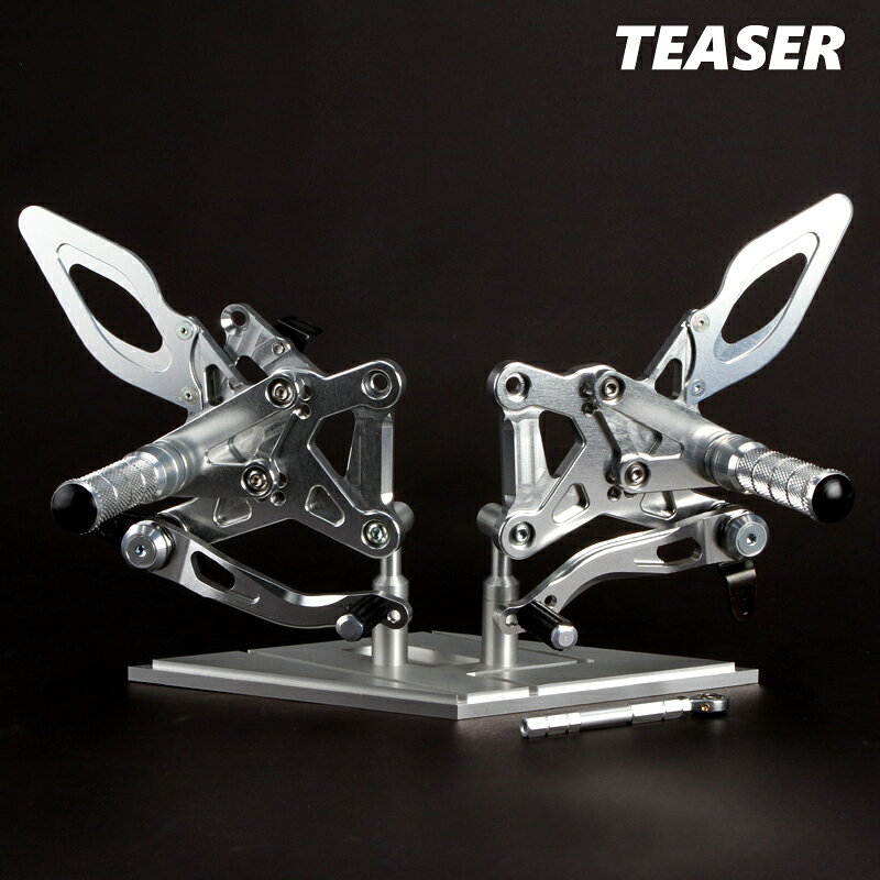 樂天商城 - TEASER X4J4S レーシング ステップXX [SILVER/4ポジ] KAWASAKI ZX-4RR/SE(24-) ZX-25R(20-) ベアリング仕様