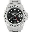 ROLEX（ロレックス） エクスプローラーII 16570 中古 ブラック/Black メンズ