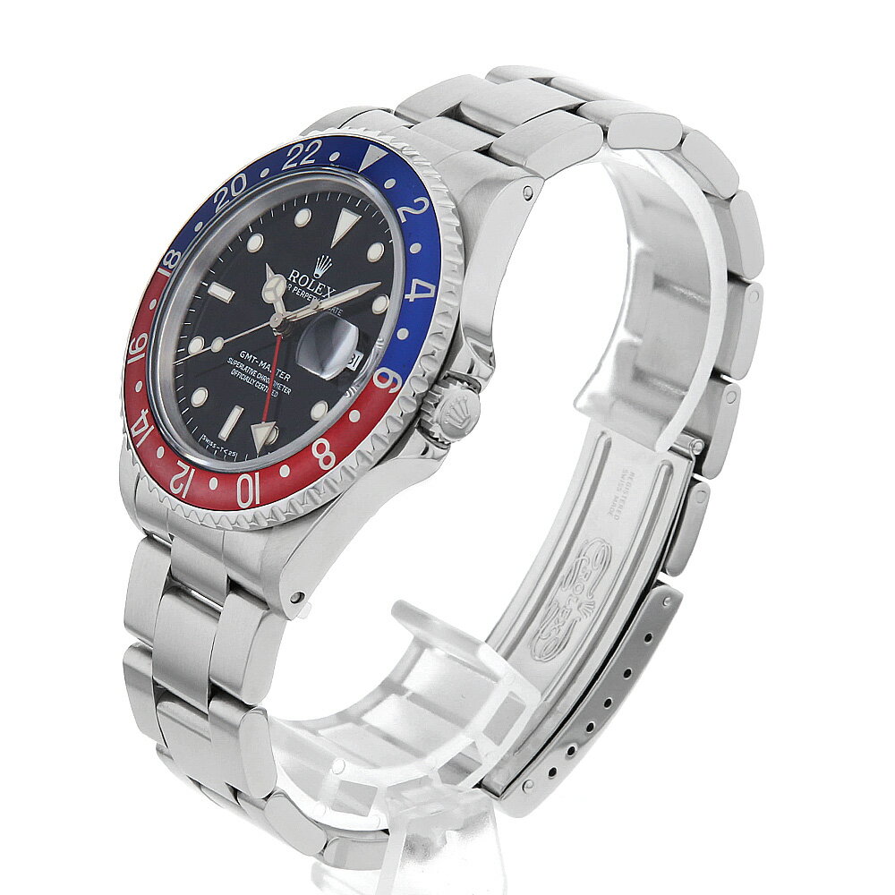 【ローン60回払い特別低金利】ロレックス GMTマスター 16700 ブラック オールトリチウム シングルバックル S番 メンズ【中古】【腕時計】【送料無料】【返品OK】