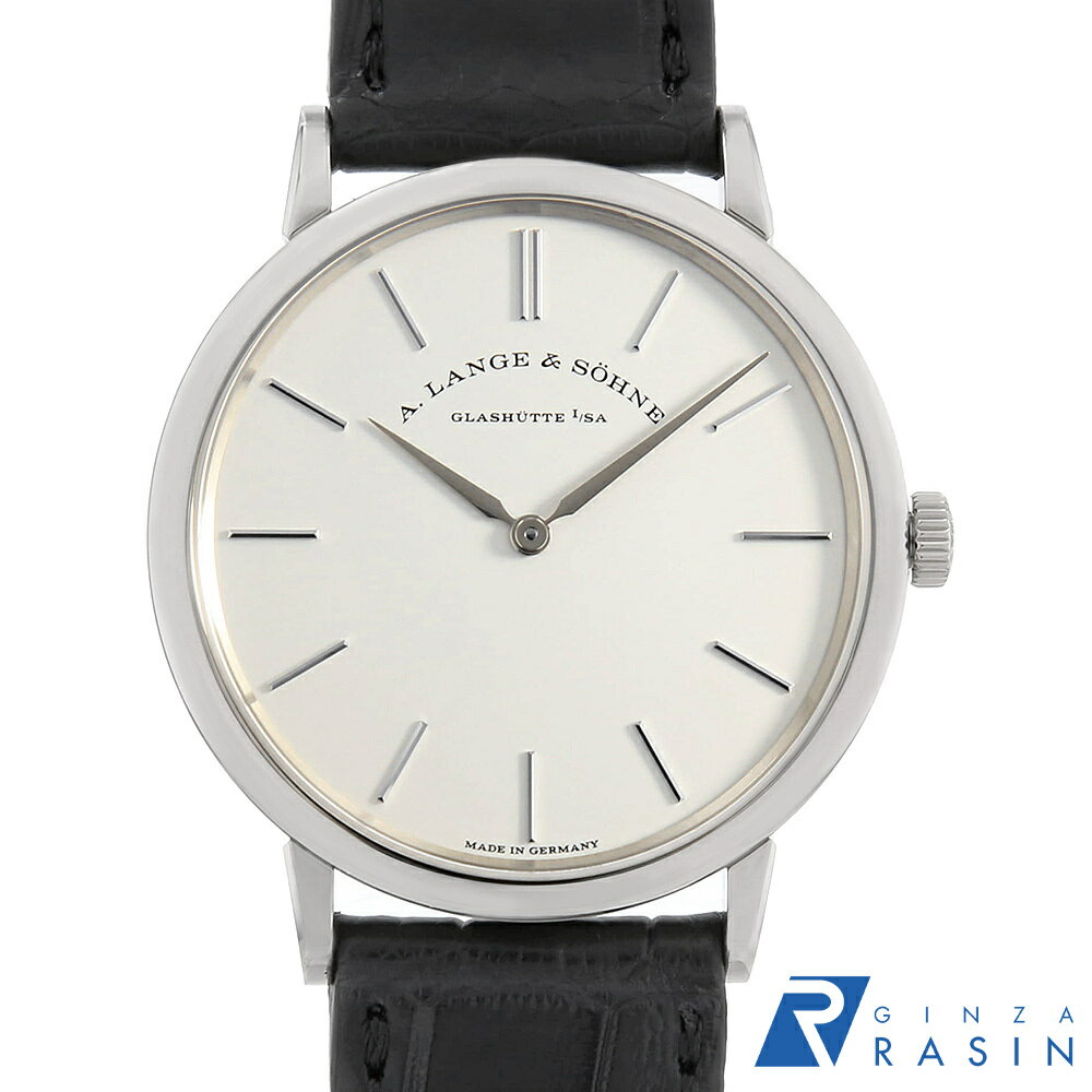 【最大3万円クーポン＆ポイント2倍】ランゲ＆ゾーネ サクソニア フラッハ 201.027(LS2013AM) メンズ【中古】【腕時計】【送料無料】【返品OK】【ローン60回払い特別低金利】のサムネイル